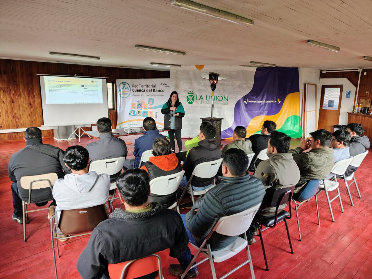 Equipo técnico y cuadrillas de Terra Sur SpA